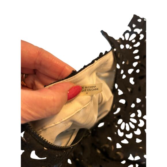 Alice + Olivia Viviana Cutout A-Line Skirt - Size 4 - Picture 10 of 13